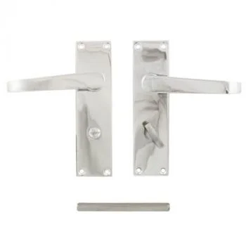 TSS VICTORIAN BATHROOM HANDLE SET CHROME