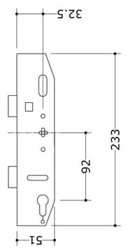Mila Evolution Case 35x92 Single Spindle
