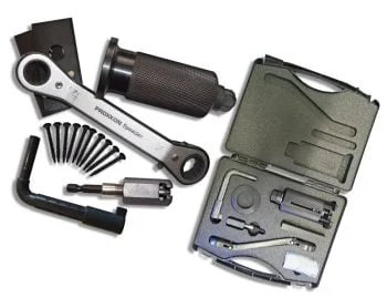 Complete Lock Puller Set with Screw Driving Adaptor and Euro Tool and Carry Case