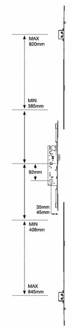 Yale Doormaster Universal 4 Roller