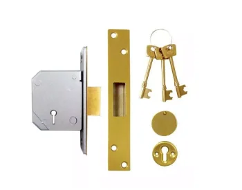 (Ex Chubb) Union 3G114E British Standard 5 Lever Mortice Deadlock