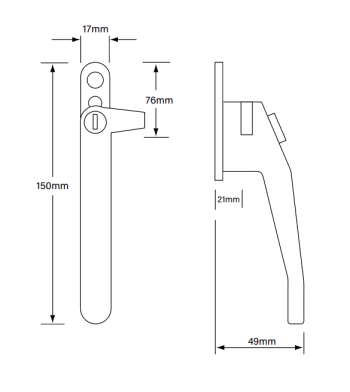 CHAMELEON Adaptable Cockspur Handle Kit