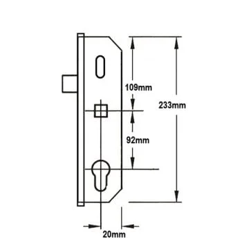 Mila 4500 Copy Gearbox Latch Only - 35-92 Single Spindle