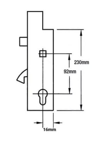 Ingenious Upvc Lock Centre Case 30-92