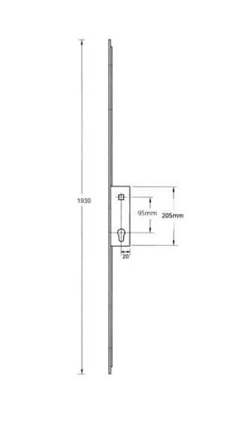 Millenco Mantis 2 Lift Lever Slave Lock