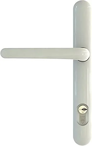 Brisant Lock Lock Handle White 122mm Centres