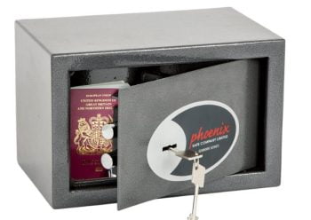 Phoenix Vela Home & Office SS0801K Size 1 Security Safe with Key Lock