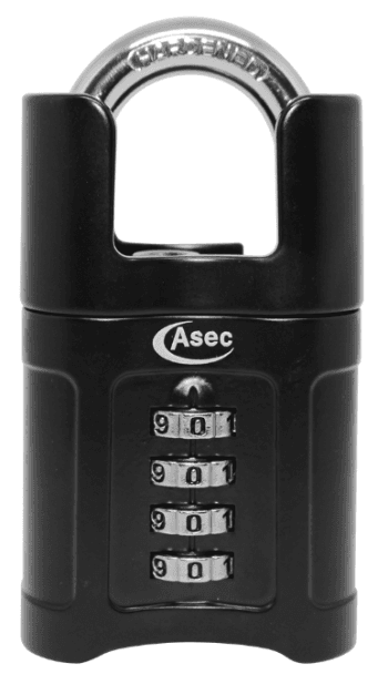 ASEC Closed Shackle Combination Padlock 55mm