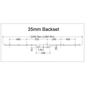 Ferco 4 Roller Latch Only