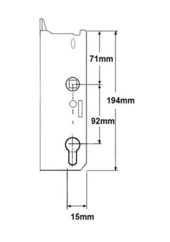 Fuhr Genuine Slave Gearbox 30mm - Lift Lever