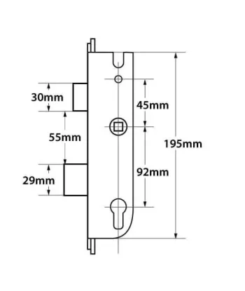 Maco CTS 35mm Gearbox / Centre Case