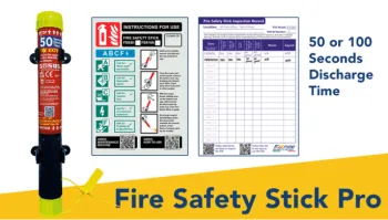 Fire Safety Stick 50 seconds (Commercial Pro V2 Pack)