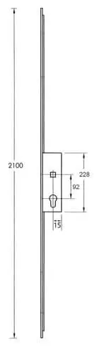 Lockmaster Lift Lever Passive Lock - Shootbolt Compatible