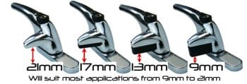 Versa Cockspur Window Handle with Adjustable Step